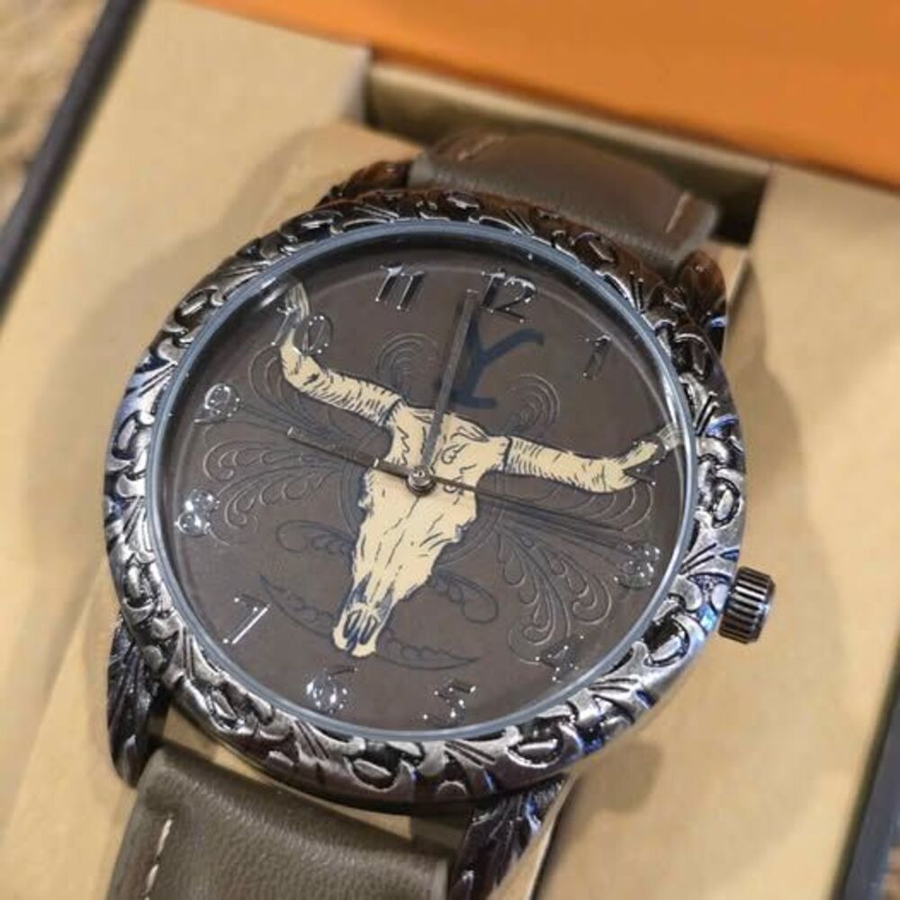 Men's Yellowstone Steer Skull 43mm Watch